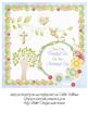 Our Son's Christening Card Topper 8x8 Inch Add Embellishment