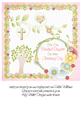 Our Daughter's Christening Topper 8x8 Inch Add Embellishment