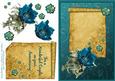 Anemone Teal Scroll Step by Step