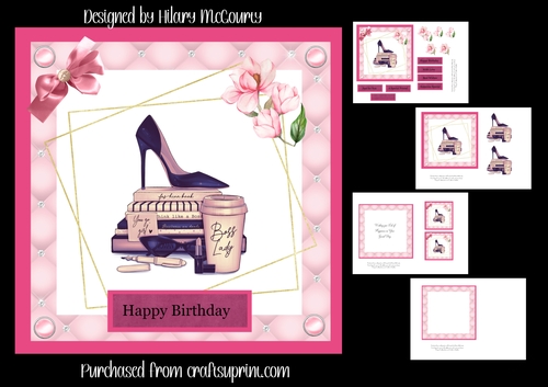 Girl Boss Birthday Card