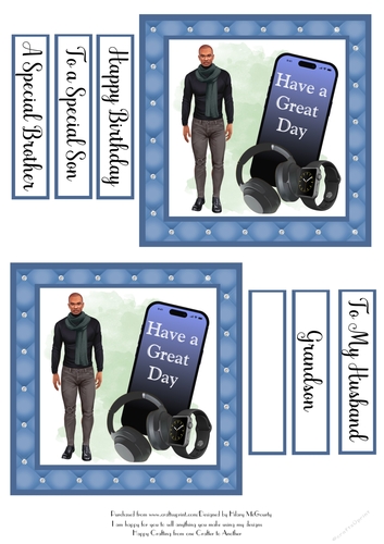Ethnic Male - The Modern Man Card Toppers #2