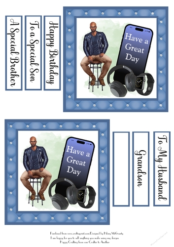 Ethnic Male - The Modern Man Card Toppers #3
