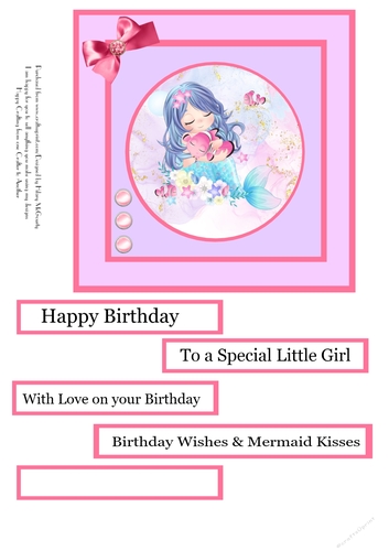 6 Inch Little Mermaid Topper #2