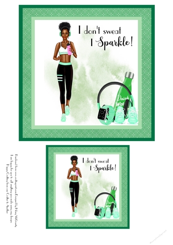 Running Girl - Ethnic #3