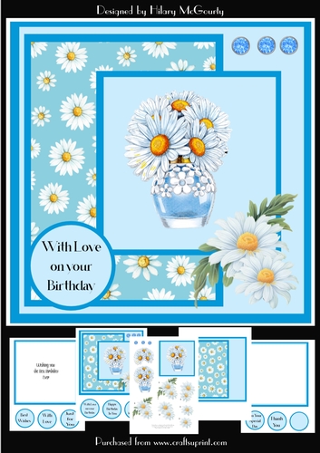 Perfume Bottle Birthday Card #3