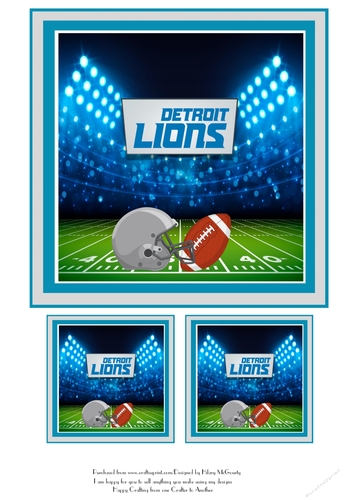 NFL Topper - Detroit Lions