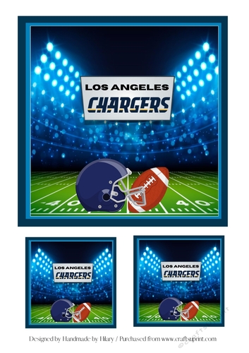 NFL Topper - Los Angeles Chargers