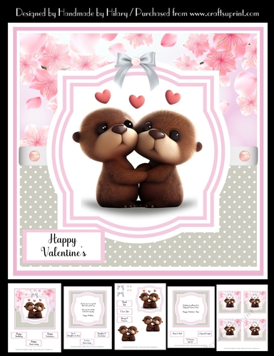 7 Inch Square Card Mini Kit -  So Otterly in Love