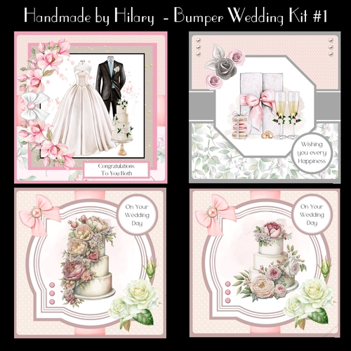 Wedding Bumper Kit #1 (Makes 4 Cards)