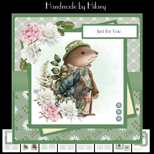 Tales of the Riverside - Mr Mole (7x7 inch square card mini kit)