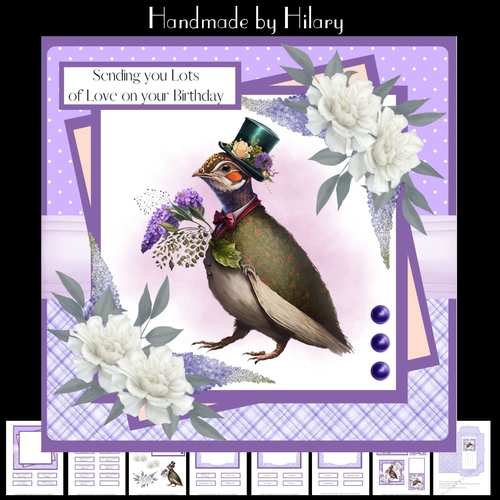 Tales of the Riverside - Mr Partridge (7x7 inch square card mini kit)