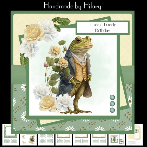 Tales of the Riverside - Mr Toad (7x7 inch square card mini kit)