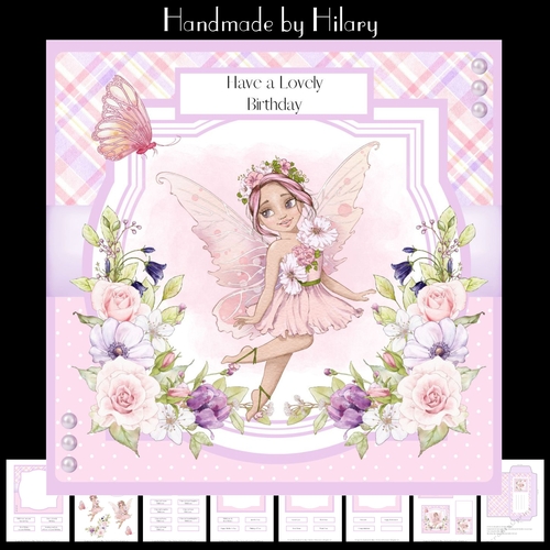 Belle the Fairy Princess (7x7 inch square card kit)