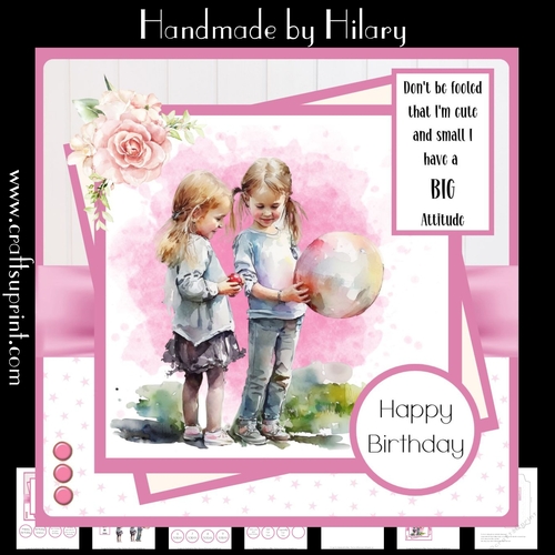 Big Attitude (7x7 inch square card kit)