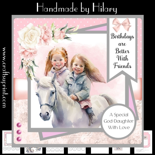 Better with Friends (7x7 inch square card kit)