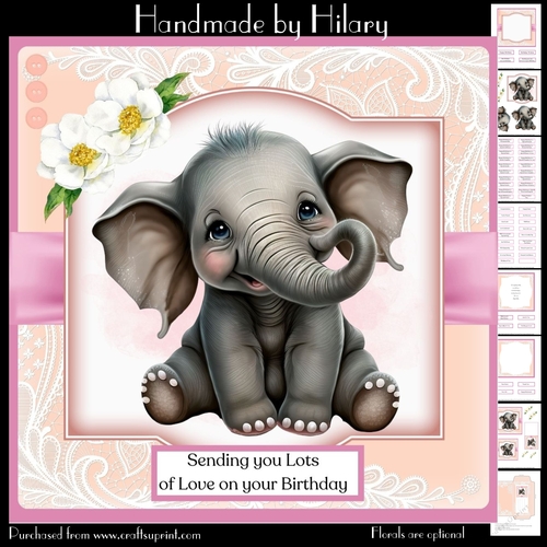 Gimme a Smile #1 (7x7 inch square card kit)