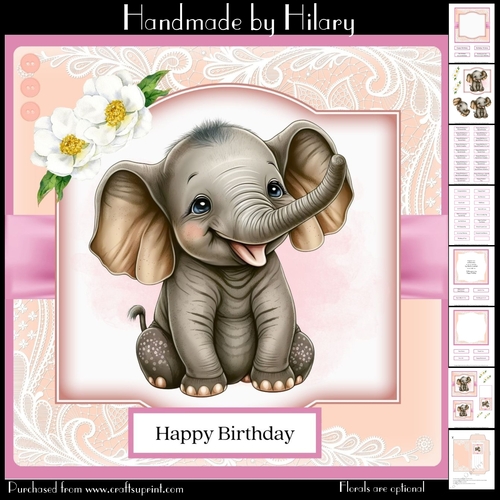 Gimme a Smile #2 (7x7 inch square card kit)