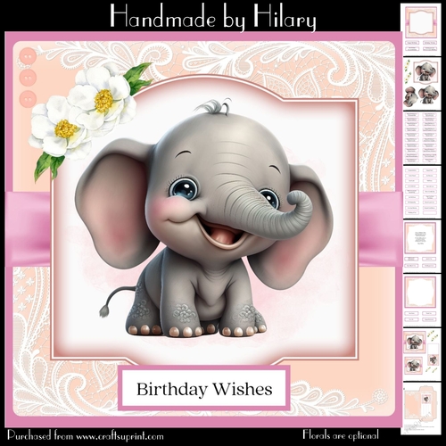 Gimme a Smile #3 (7x7 inch square card kit)