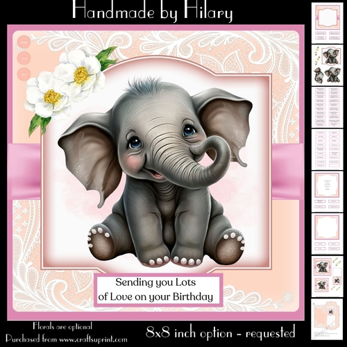 Gimme a Smile #1 (8x8 inch square card kit) REQUESTED