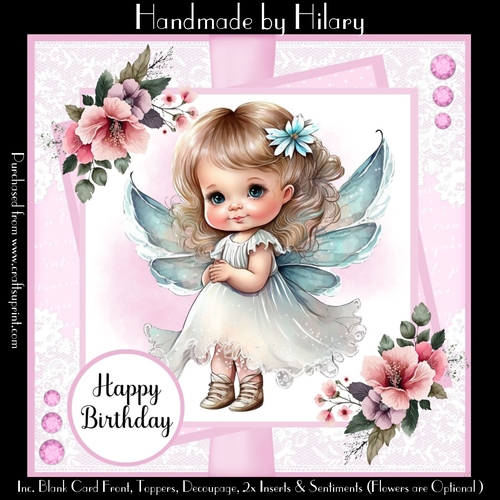 Angel Eyes #1 (7x7 Inch Square Card Kit)