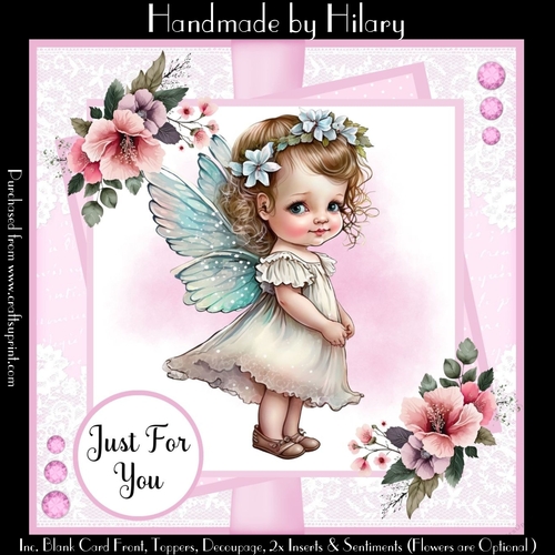 Angel Eyes #2 (7x7 Inch Square Card Kit)