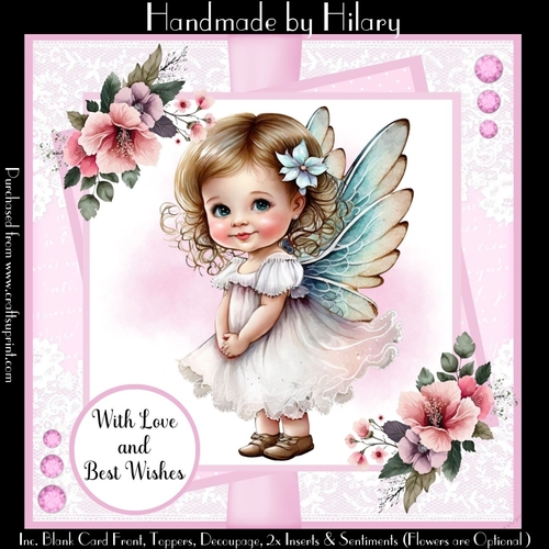Angel Eyes #4 (7x7 Inch Square Card Kit)