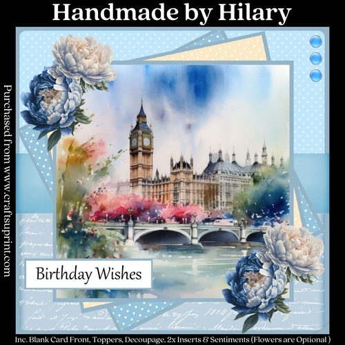 London Scenes - Westminster (7x7 inch square card kit)