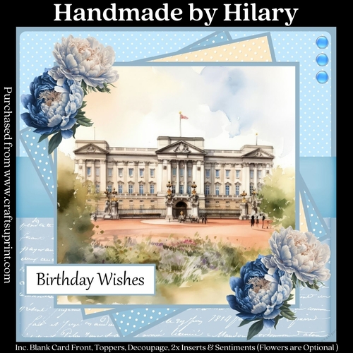 London Scenes - Buckingham Palace (7x7 inch square card kit)