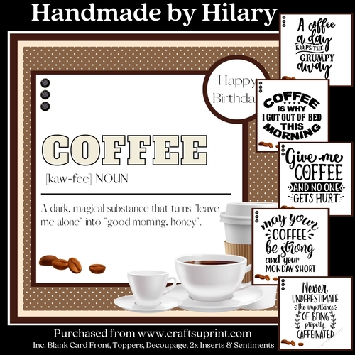 Coffee Lovers - Inc. 6 Toppers