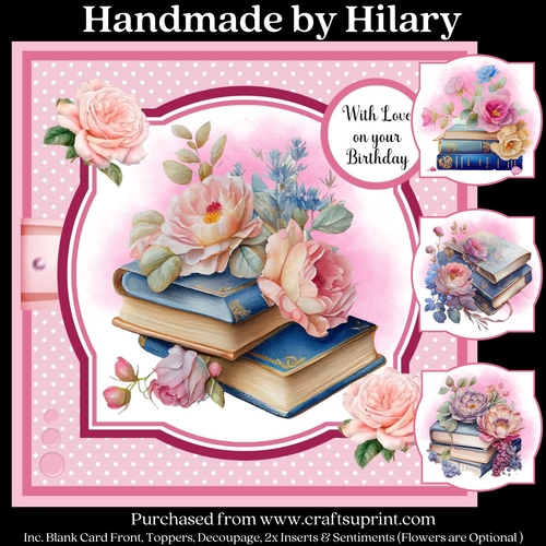 Floral Vintage Books