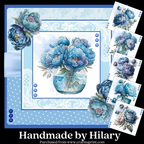 Blue Velvet Peonies