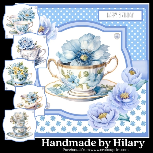Pretty Floral Teacups