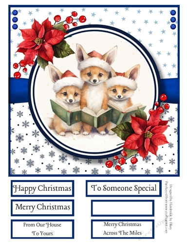 We Wish You a Merry Christmas 8x8 Quick Card #2