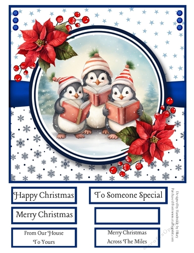 We Wish You a Merry Christmas 8x8 Quick Card #3
