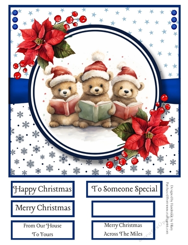 We Wish You a Merry Christmas 8x8 Quick Card #4
