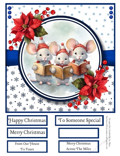 We Wish You a Merry Christmas 8x8 Quick Card #5