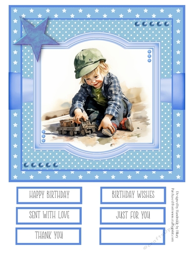 When I Grow Up I Want to be a Train Driver 8x8 Quick Card #8