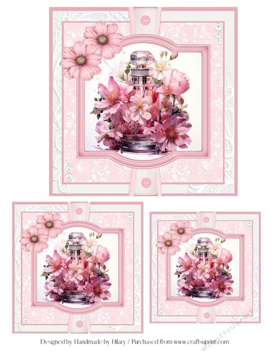 Pink Perfume Toppers #1
