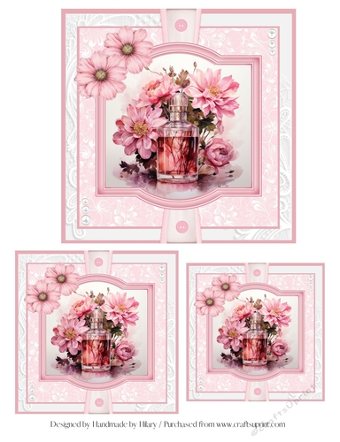 Pink Perfume Toppers #2
