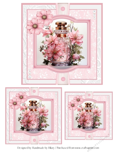 Pink Perfume Toppers #4