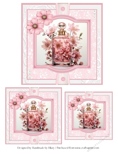 Pink Perfume Toppers #5