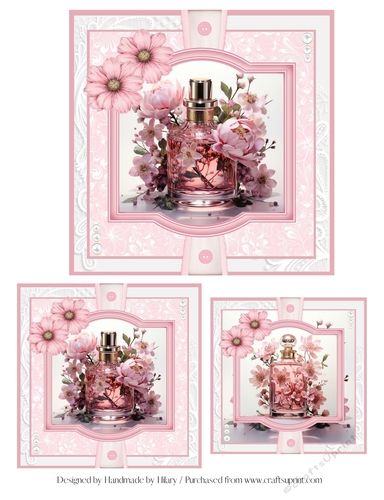 Pink Perfume Toppers #6