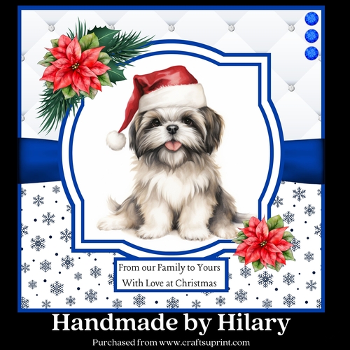 Christmas Shih Tzu