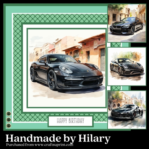 Black Sports Car #1