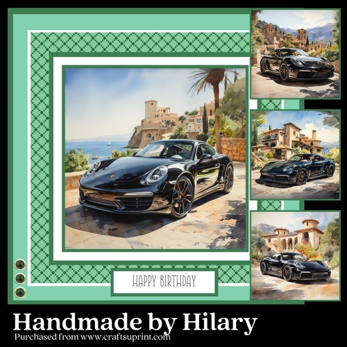 Black Sports Car #2