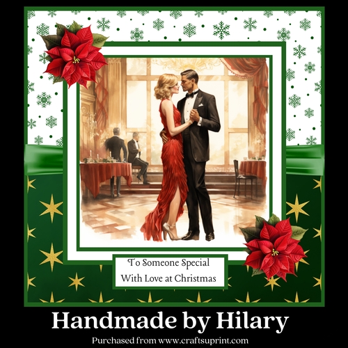Art Deco Christmas Couple #5