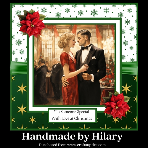 Art Deco Christmas Couple #6