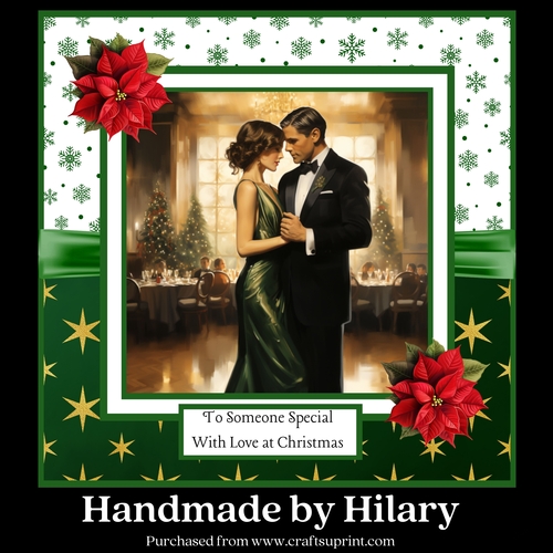 Art Deco Christmas Couple #7