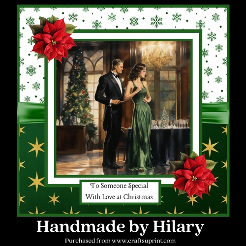 Art Deco Christmas Couple #8