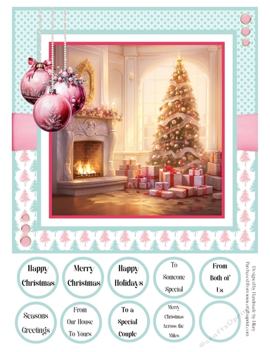 Twas the Night Before Christmas #1 8x8 Quick Card 